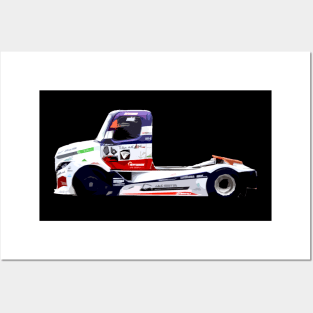 racing truck Posters and Art